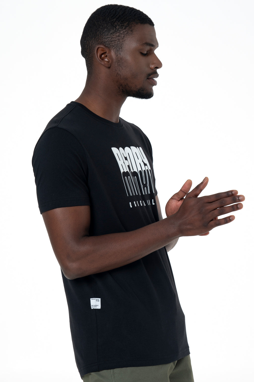 Branded T-Shirt _ 142507 _ Black
