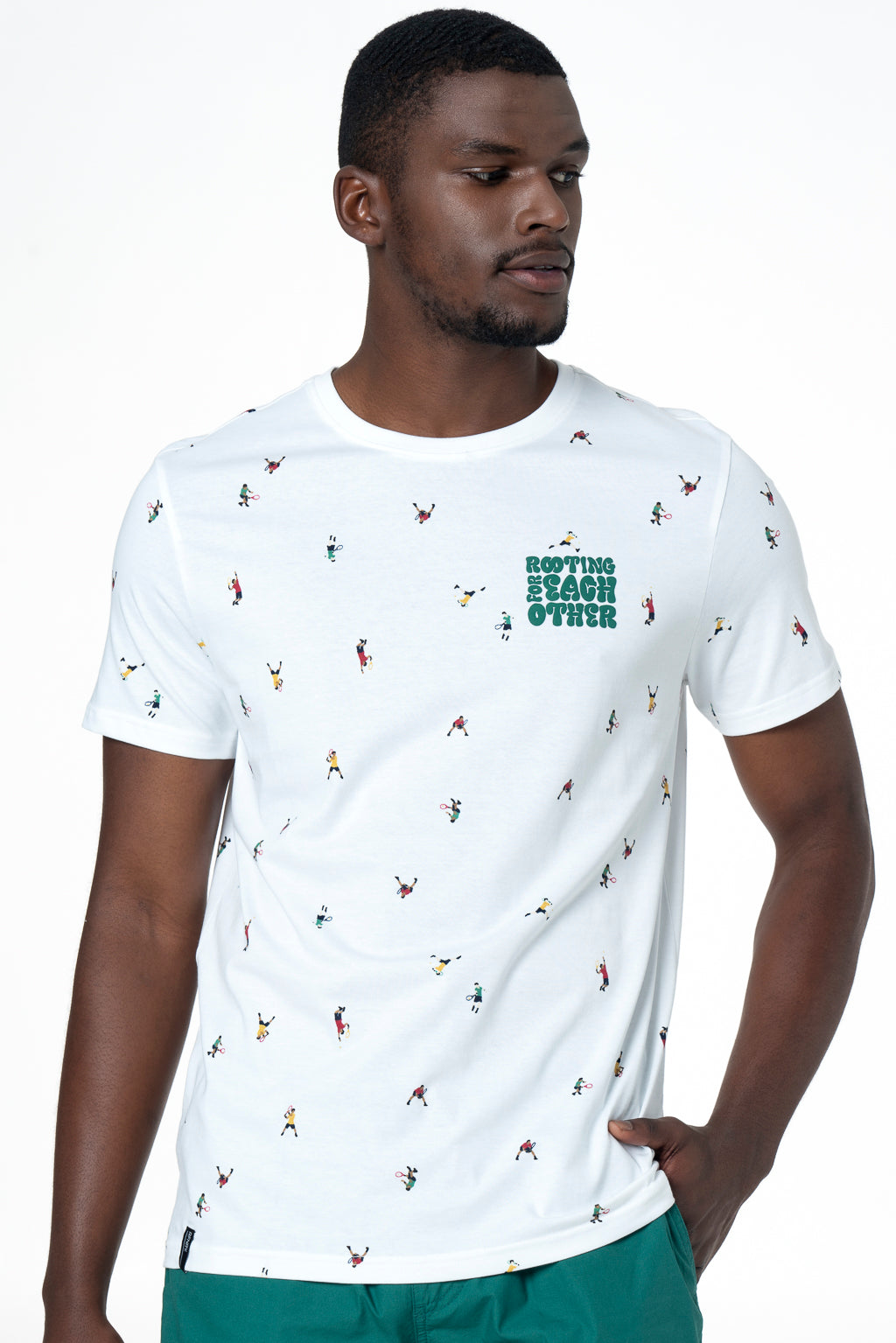 Branded T-Shirt _ 142511 _ Optic White