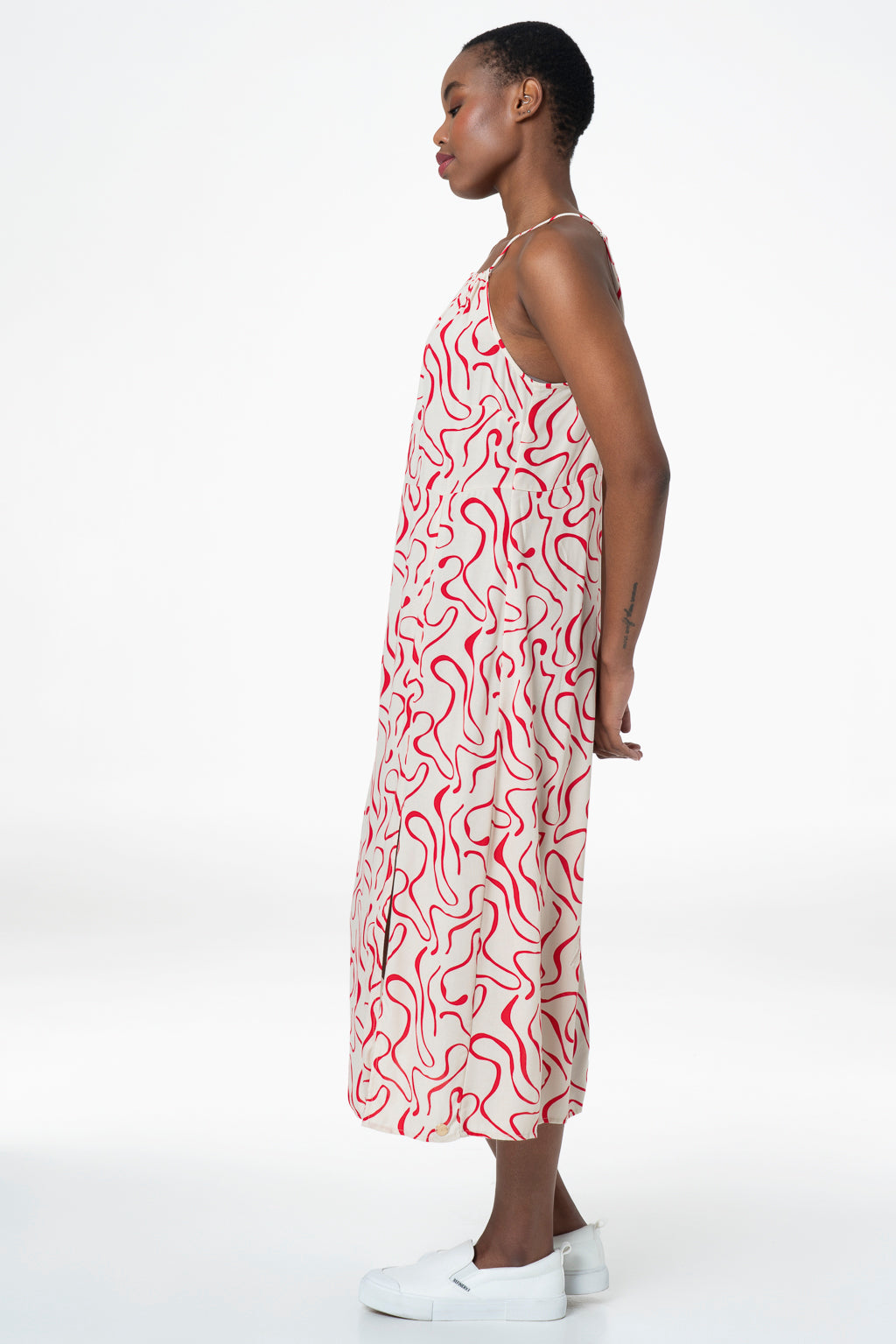Slip Dress _ 143345 _ Stone