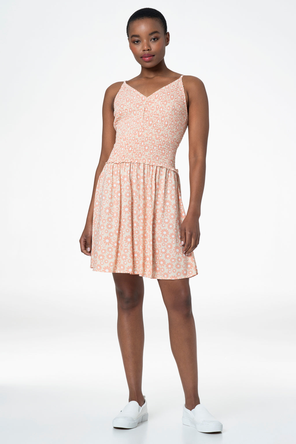 Strappy Fit And Flare Dress _ 142060 _ Coral from REFINERY – Refinery