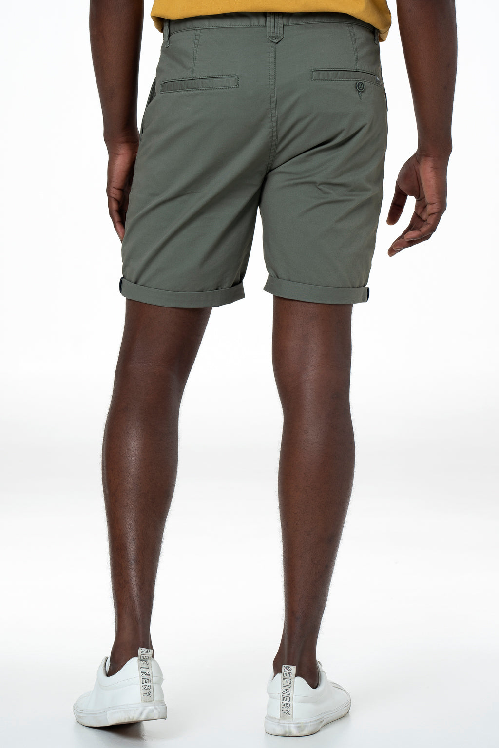 Chino Shorts _ 140165 _ Fatigue