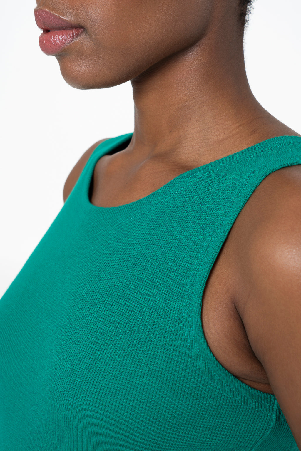 Ribbed Tank _ 143377 _ Green