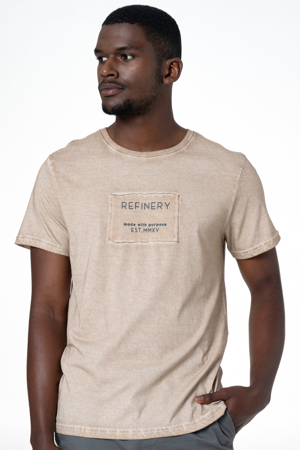Organic Dye T-Shirt _ 143338 _ Stone