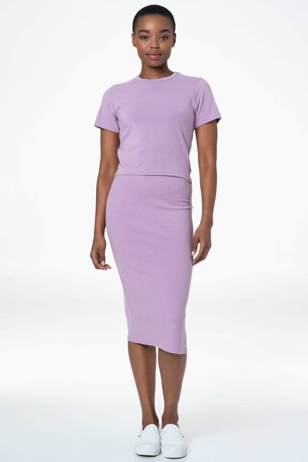 Fitted T-Shirt _ 143358 _ Purple