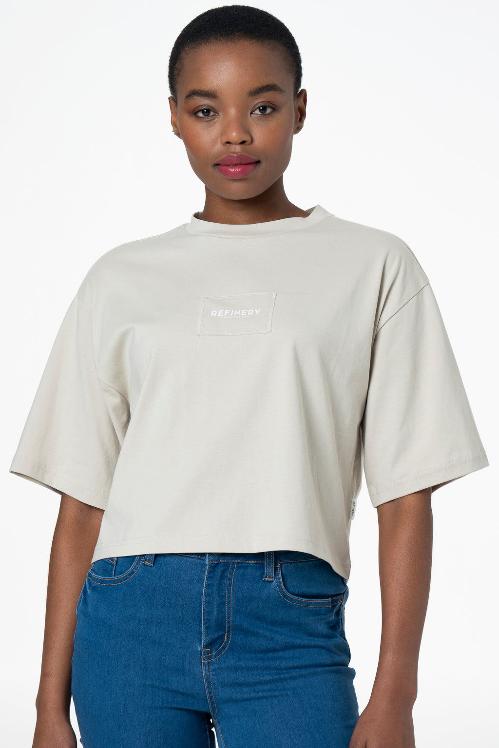 Boxy Branded T-Shirt _ 143193 _ White