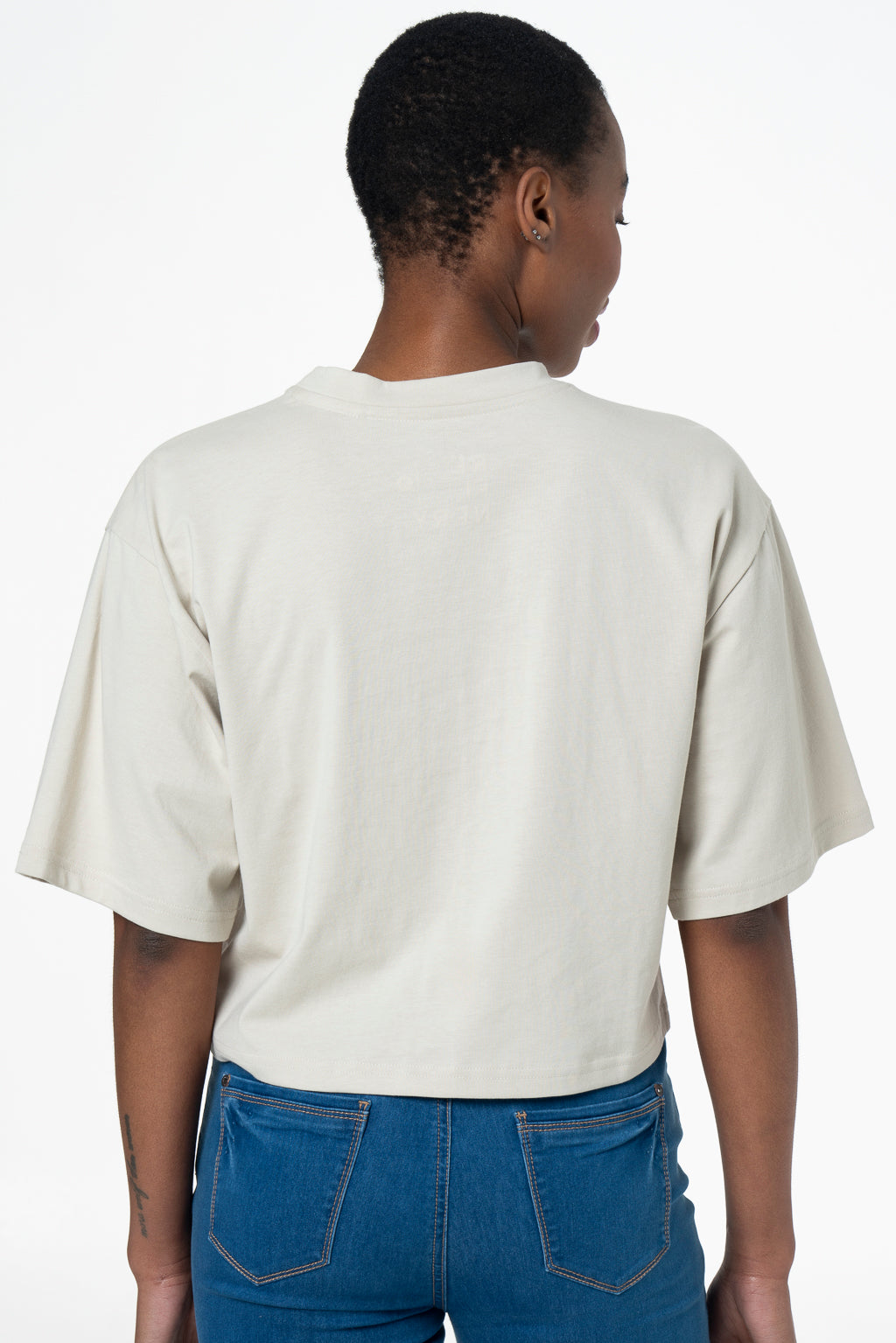 Boxy Branded T-Shirt _ 143193 _ White