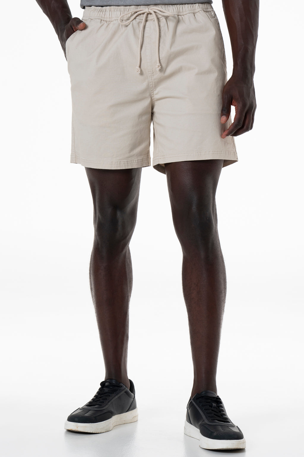 Pull On Shorts _ 140170 _ Beige