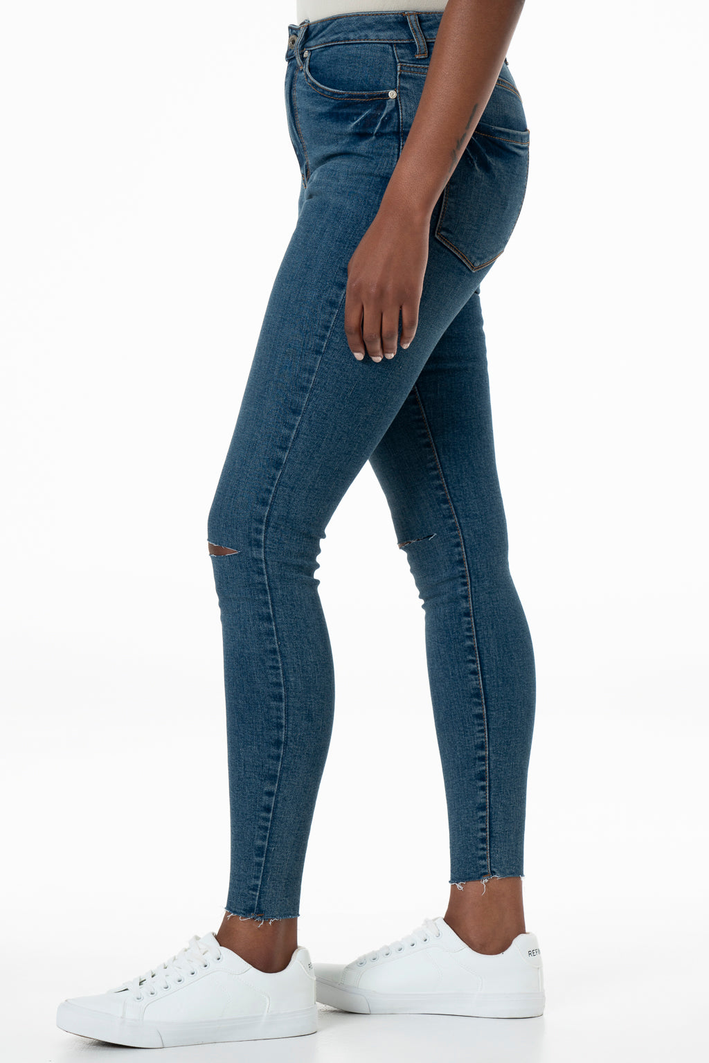 Rf05 Hi-Rise Skinny Jeans _ 142860 _ Mid Wash