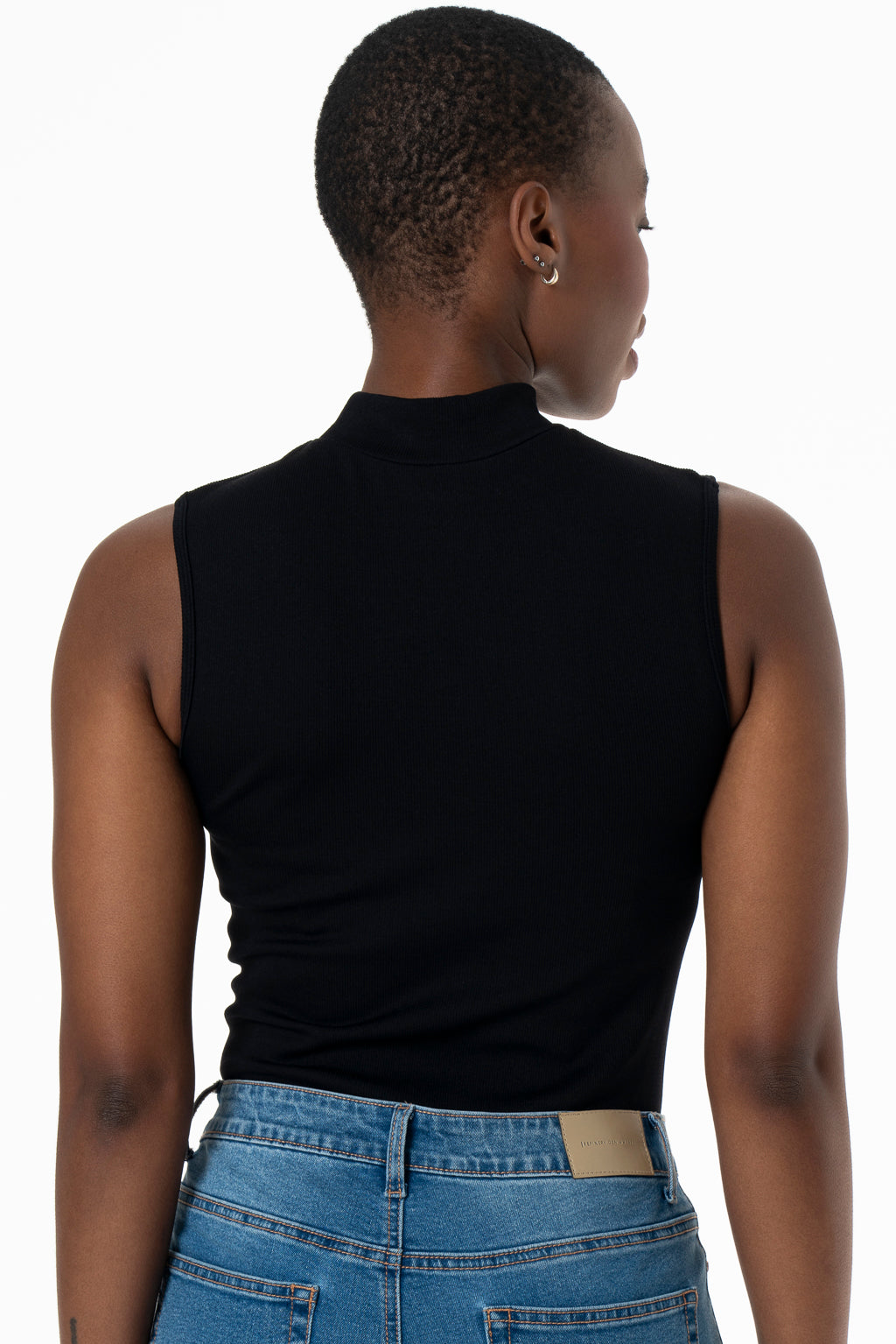 Hi-Neck Bodysuit _ 143197 _ Black