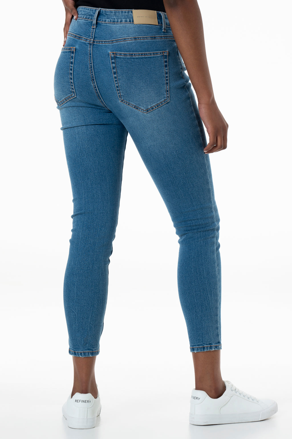 Rf12 Mid-Rise Skinny Jeans _ 142858 _ Mid Wash