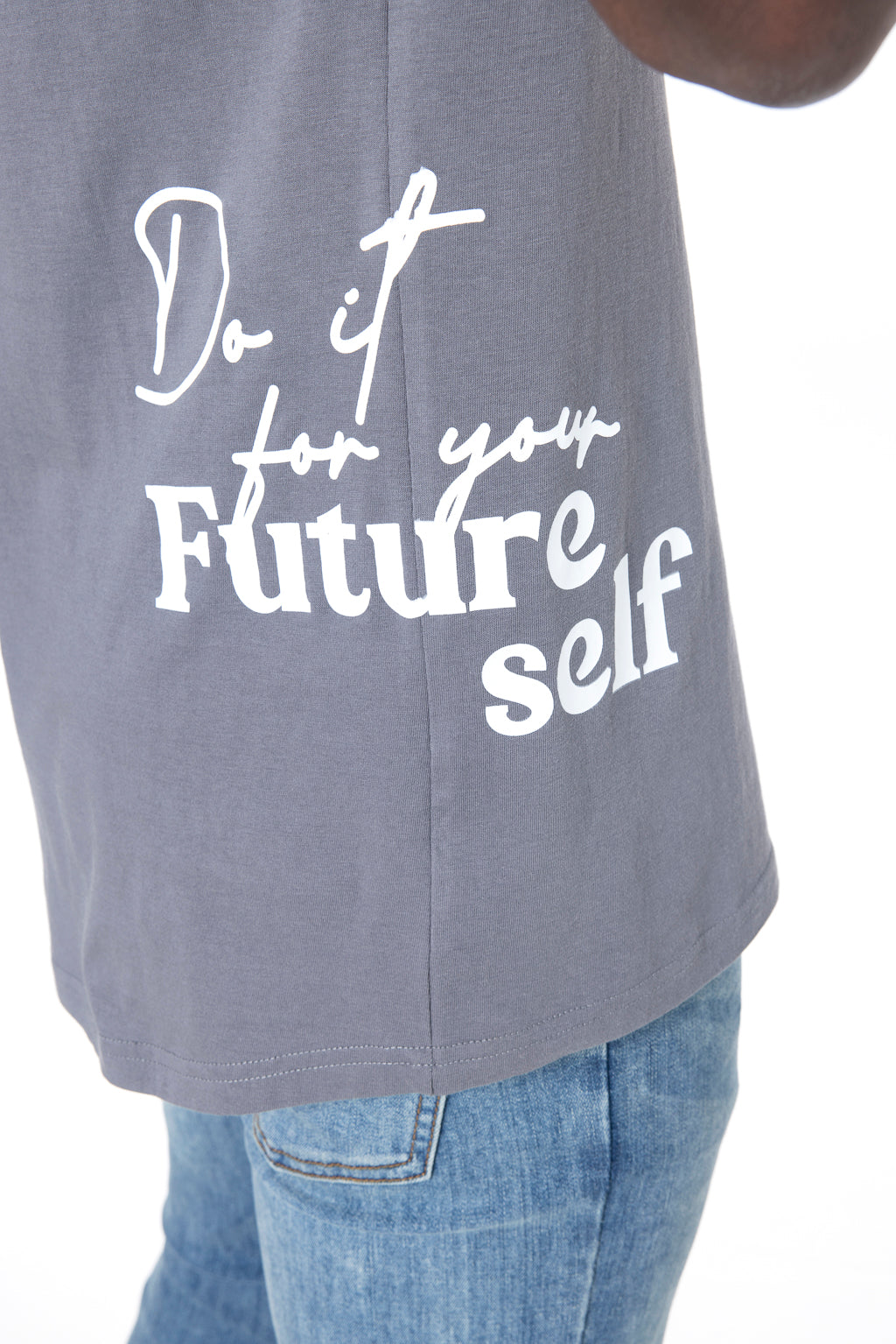 Branded T-Shirt _ 142509 _ Charcoal