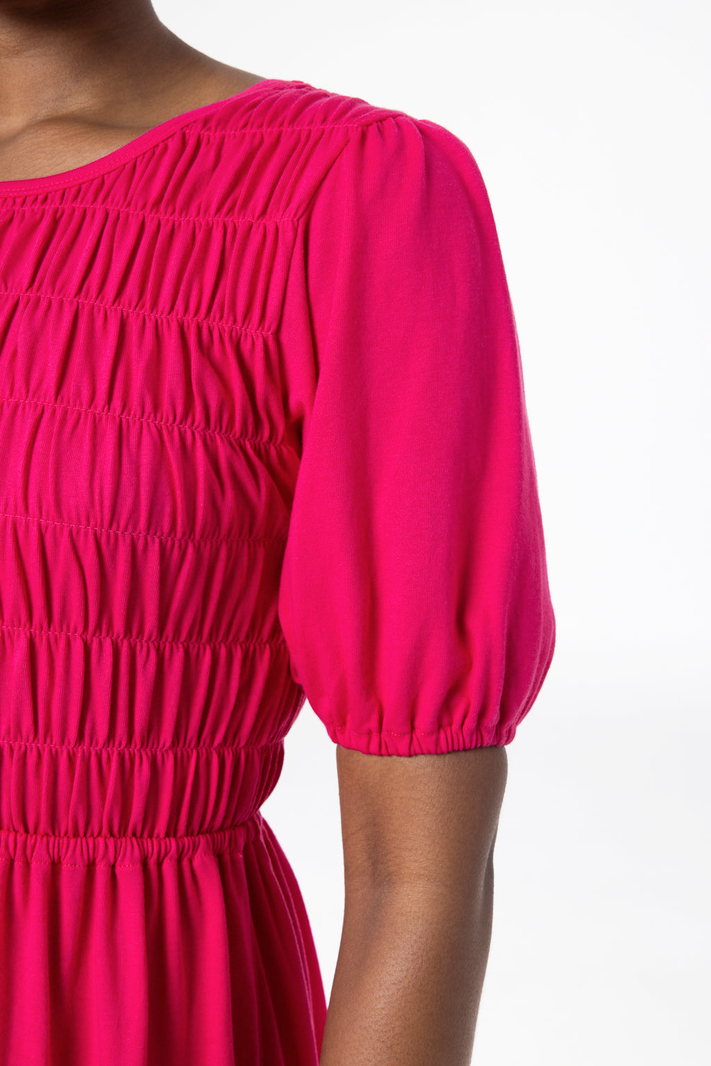 Midi Knit Dress _ 143343 _ Pink