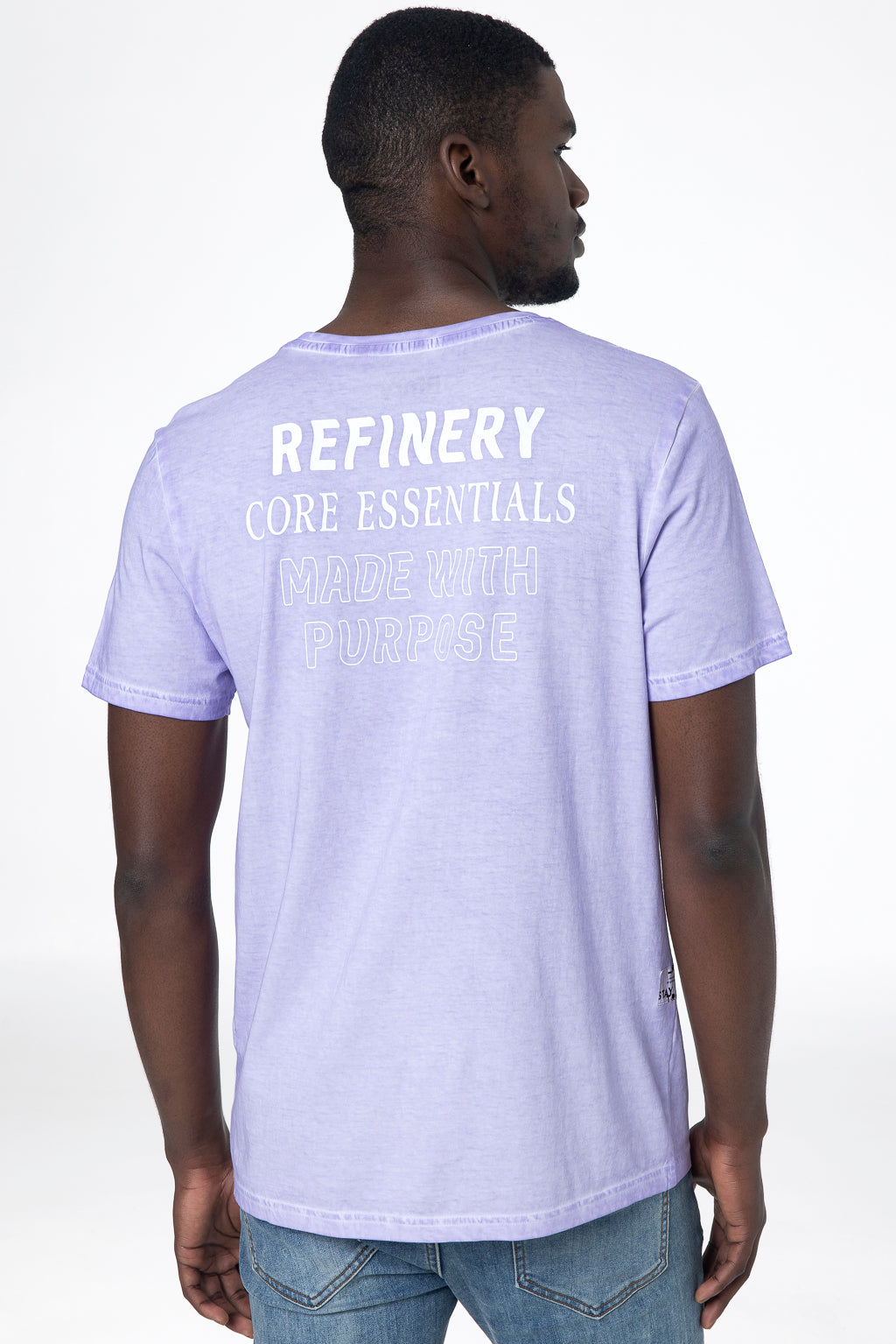 Organic Dye T-Shirt _ 143339 _ Lilac