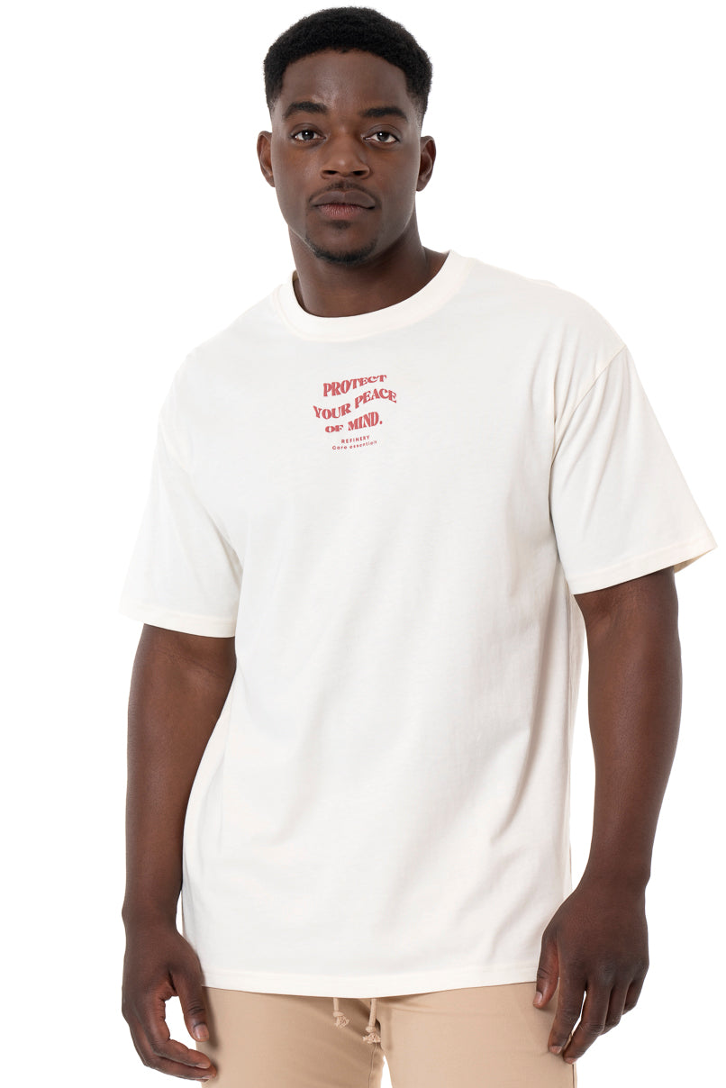 Off white v top neck t shirt