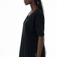 Longer Length T-Shirt _ 147095 _ Black