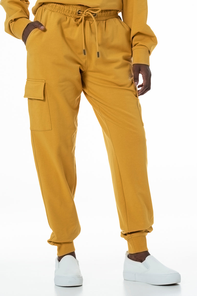 Cargo Track Pants 145618 Yellow from REFINERY Refinery