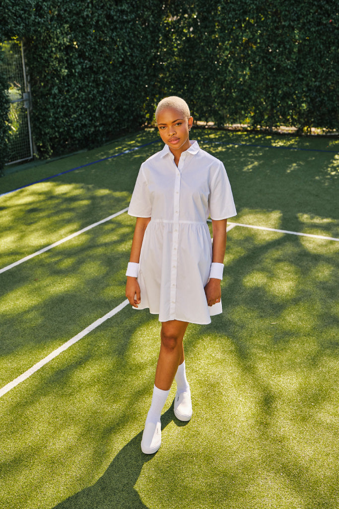 Shirt Dress _ 141442 _ White