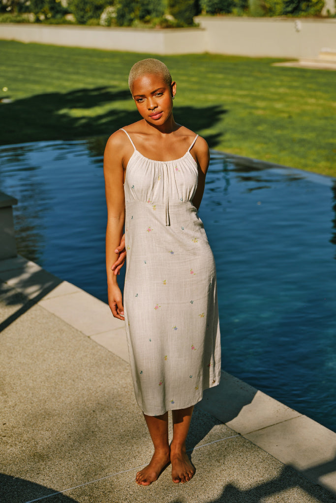 Slip Dress _ 141345 _ Oatmeal