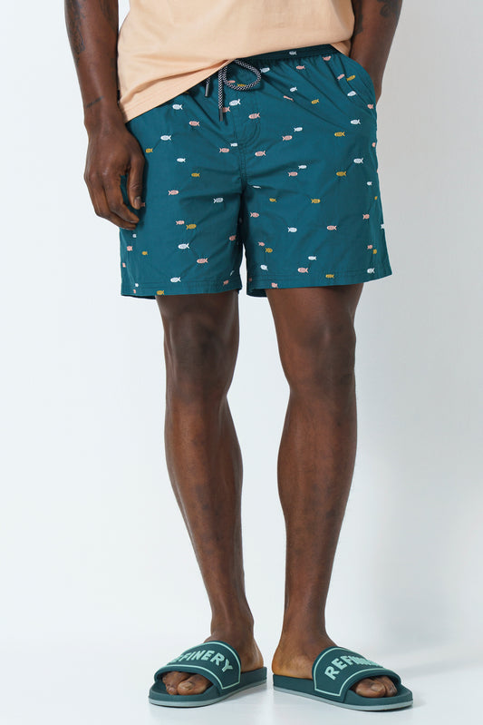 Graphic Pool Shorts
