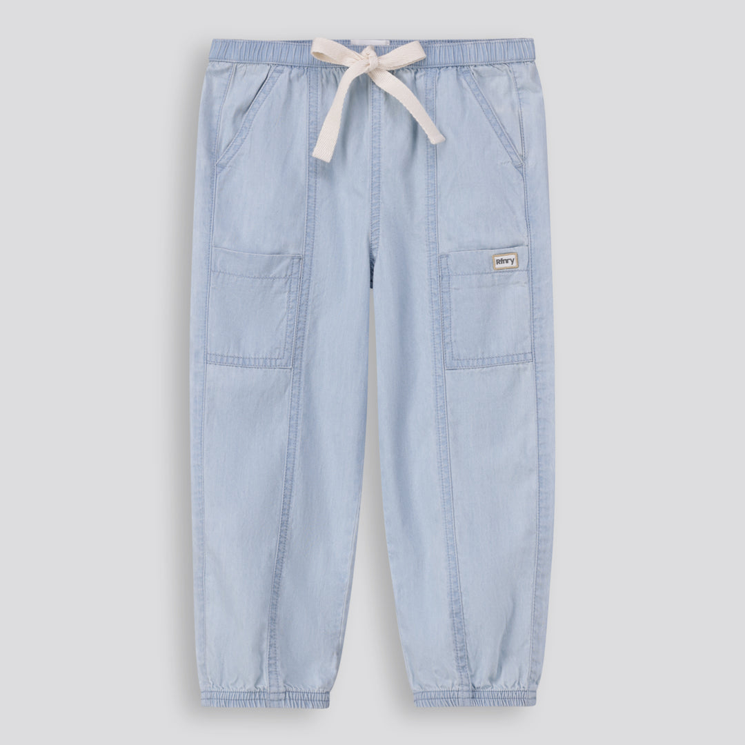 Girls Denim Cargo