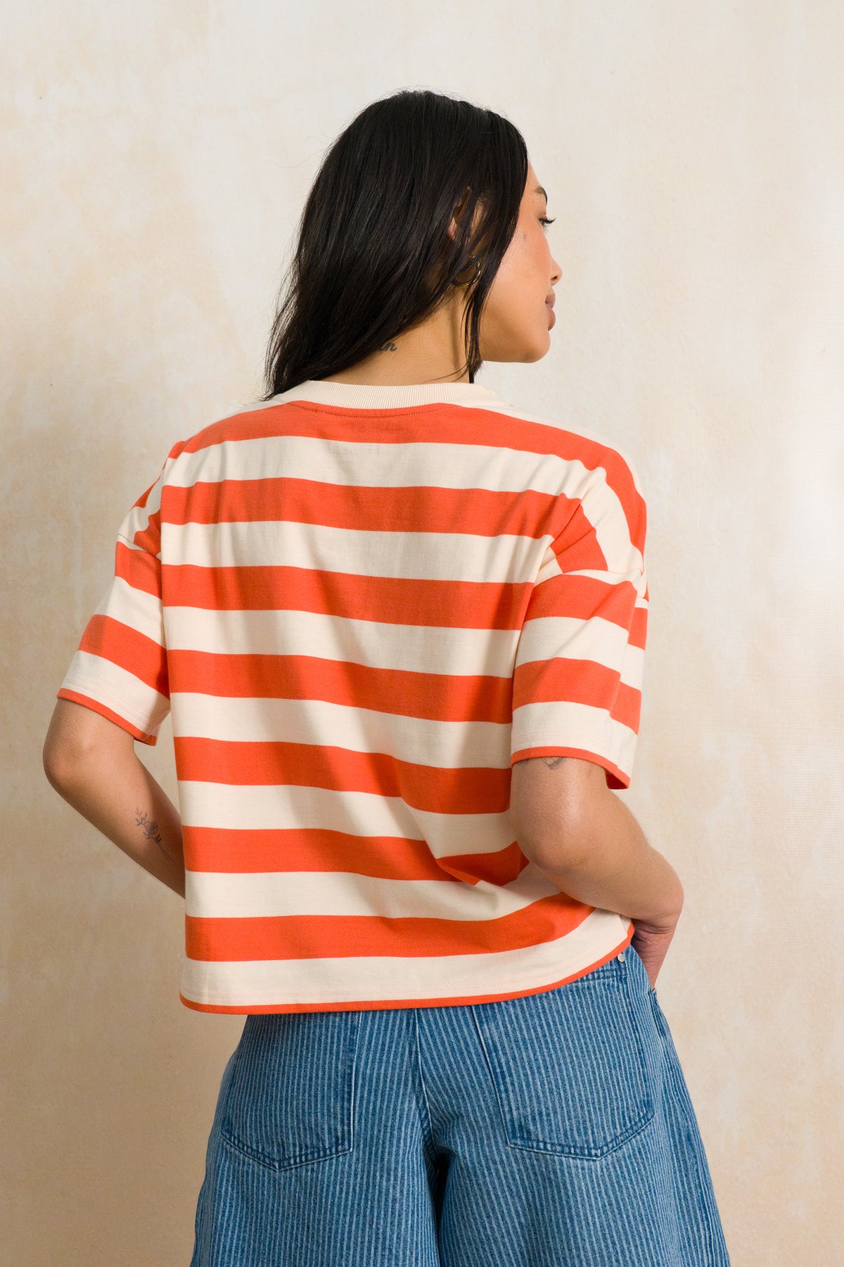 Striped Boxy T-Shirt