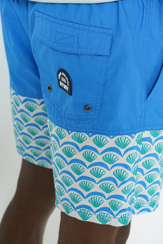 Shell Graphic Pool Short