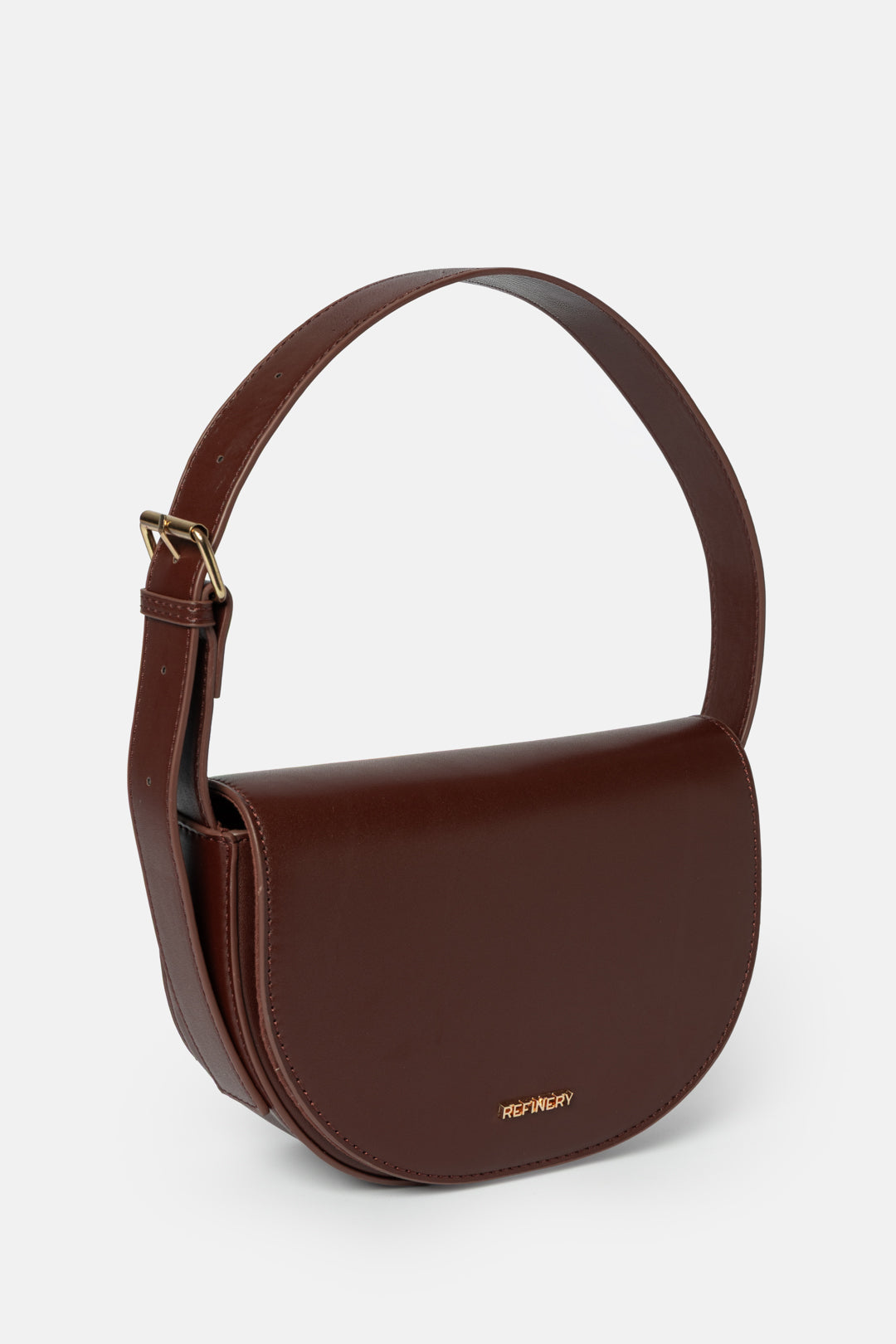 Saddle Buckle Crossbody Bag