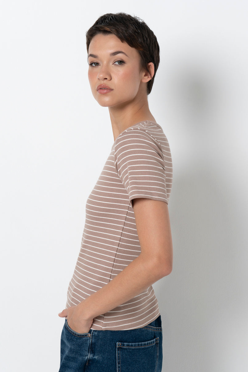 Ribbed T-Shirt