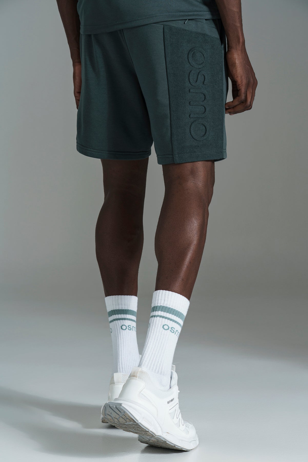Embossed Fleece Shorts