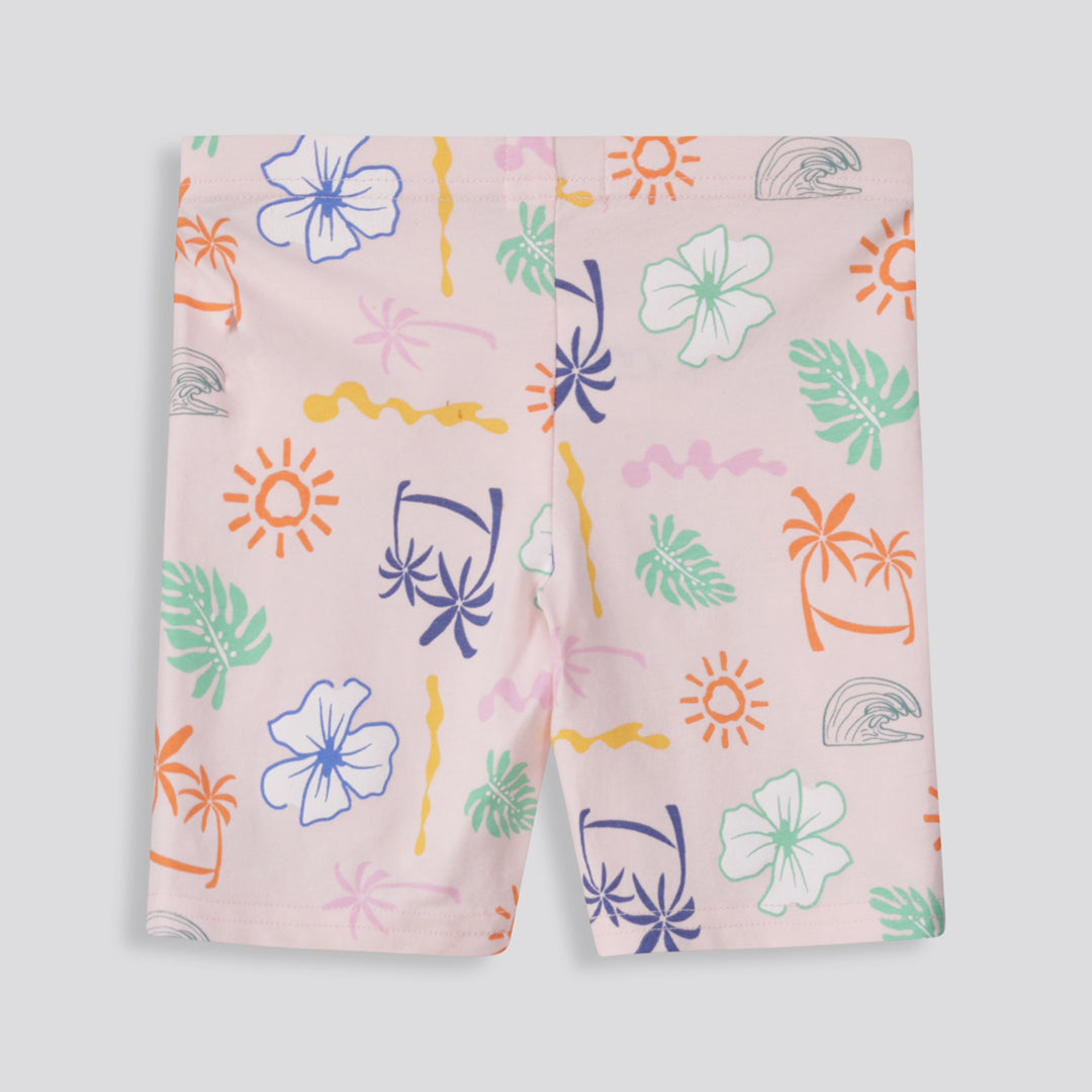 Girls Graphic Cycle Shorts