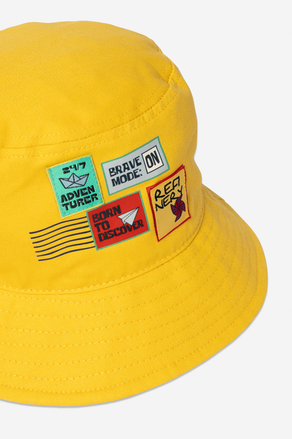 Boys Badge Bucket Hat