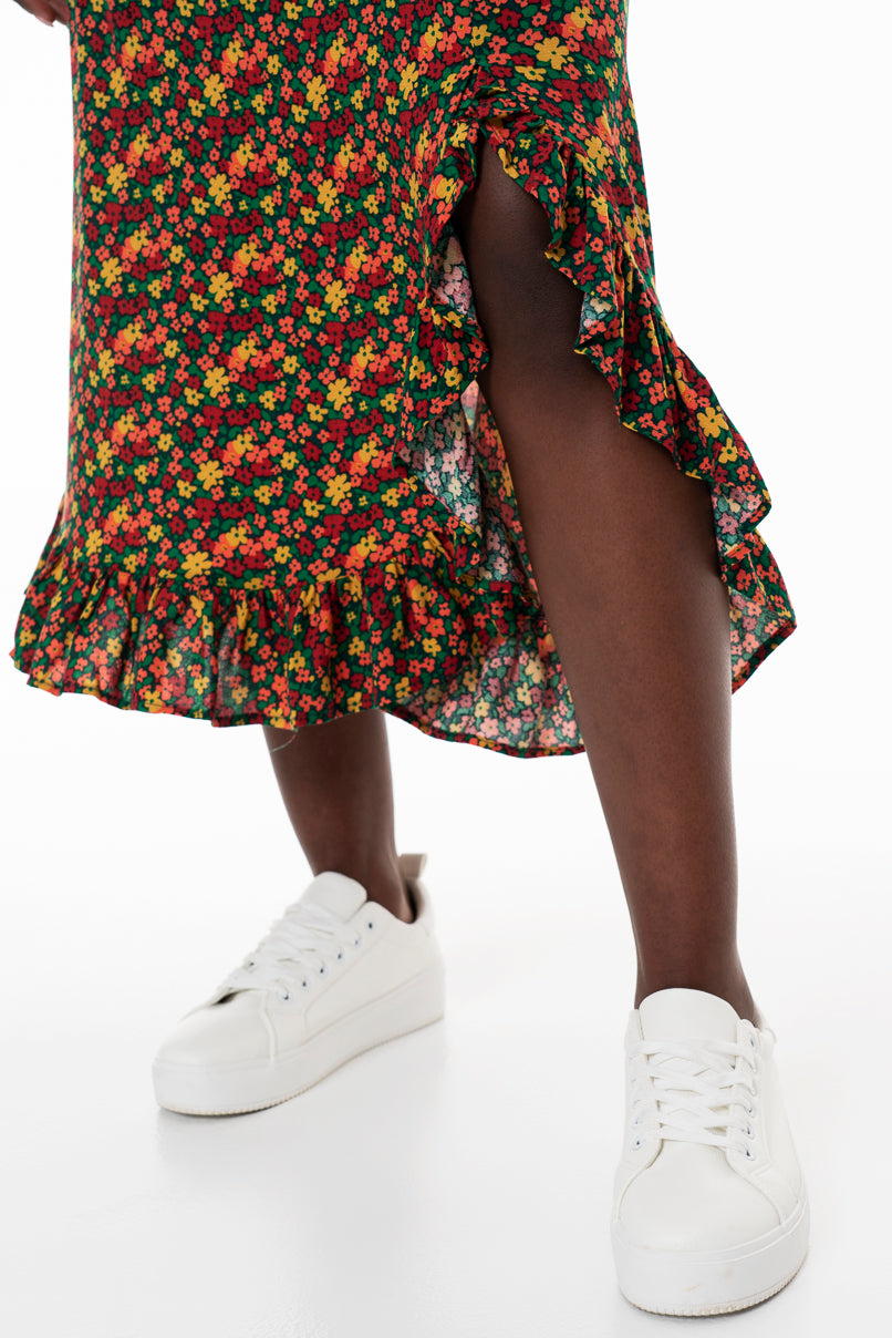 Frill Hem Skirt