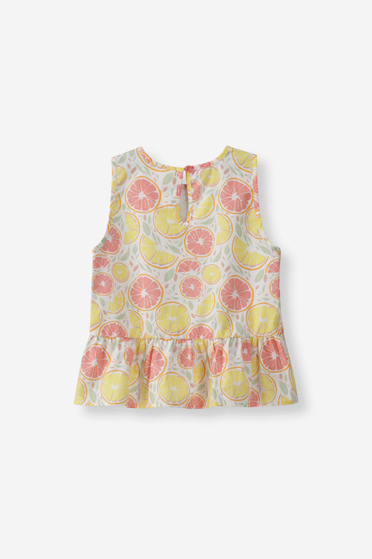 Girls Peplum Top