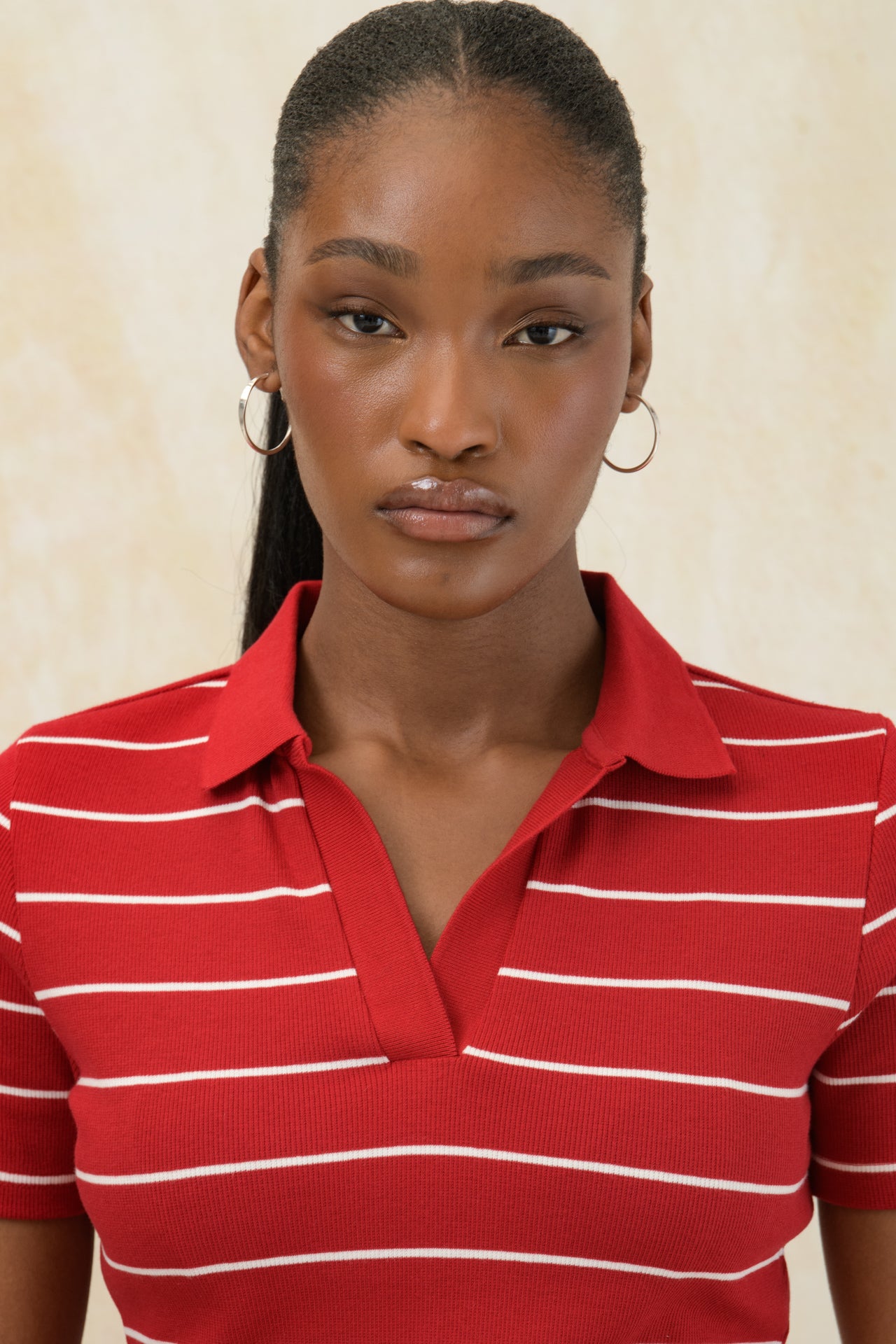 Fitted Stripe Golfer Dress