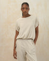 Relaxed Fit Bubble Hem