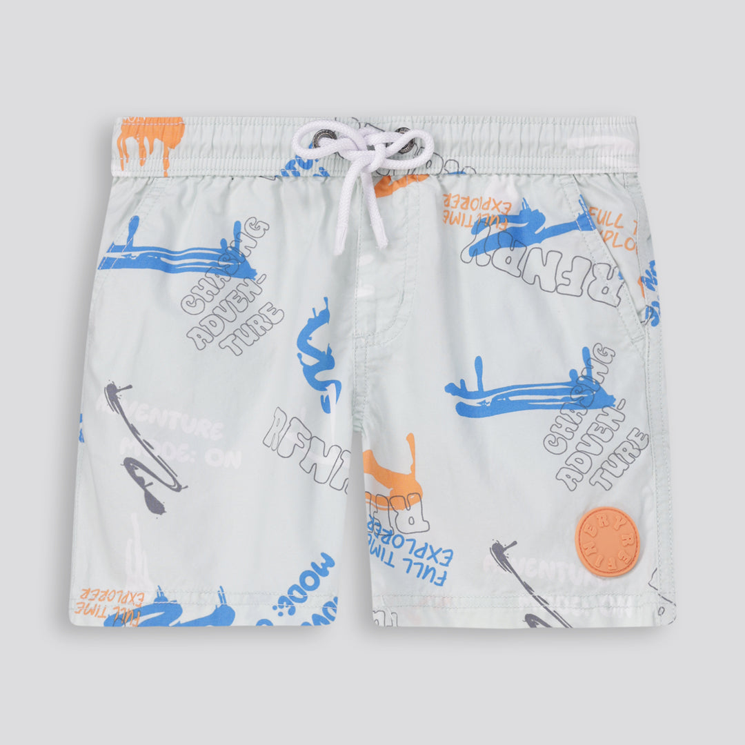 Boys Pool Shorts - Aqua