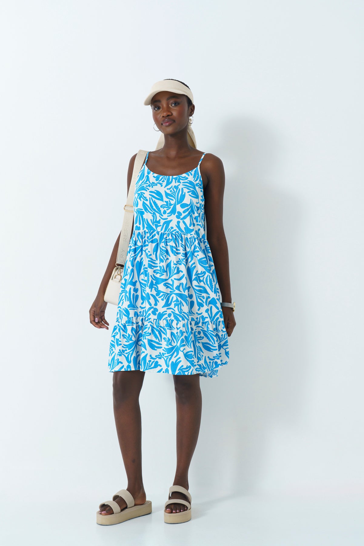 Tiered Strappy Dress