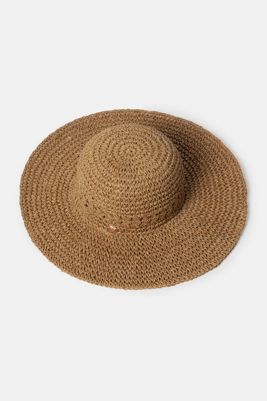 Wide Brim Raffia Hat