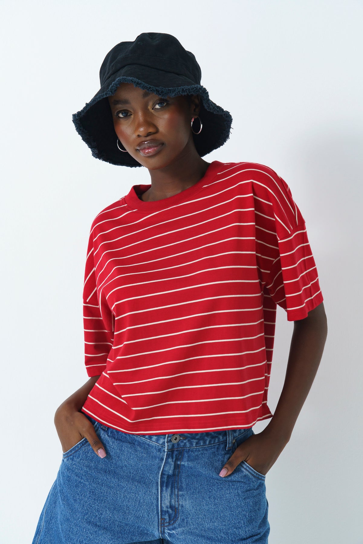 Stripe Boxy T-Shirt