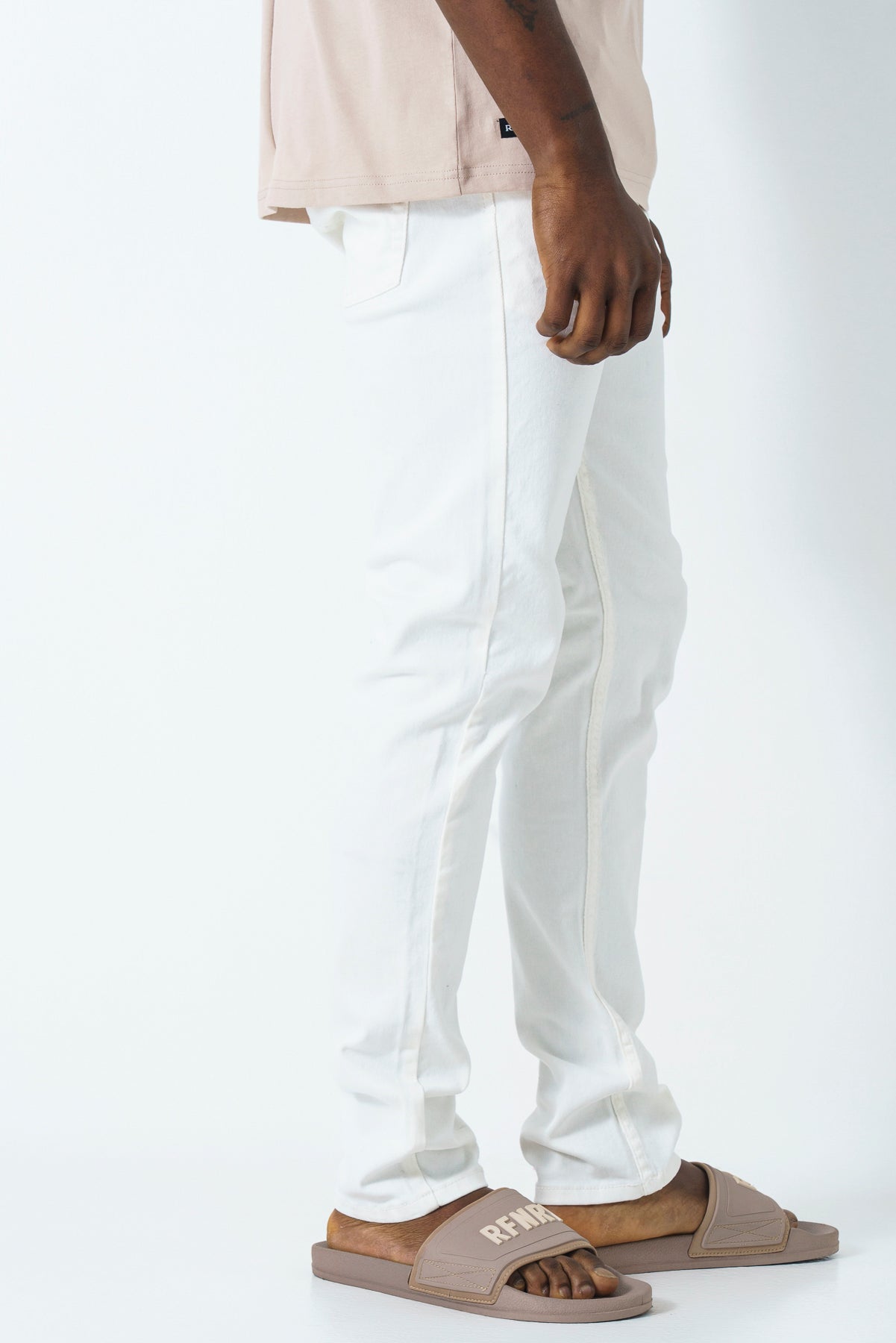 Rf02 White Denim Jeans