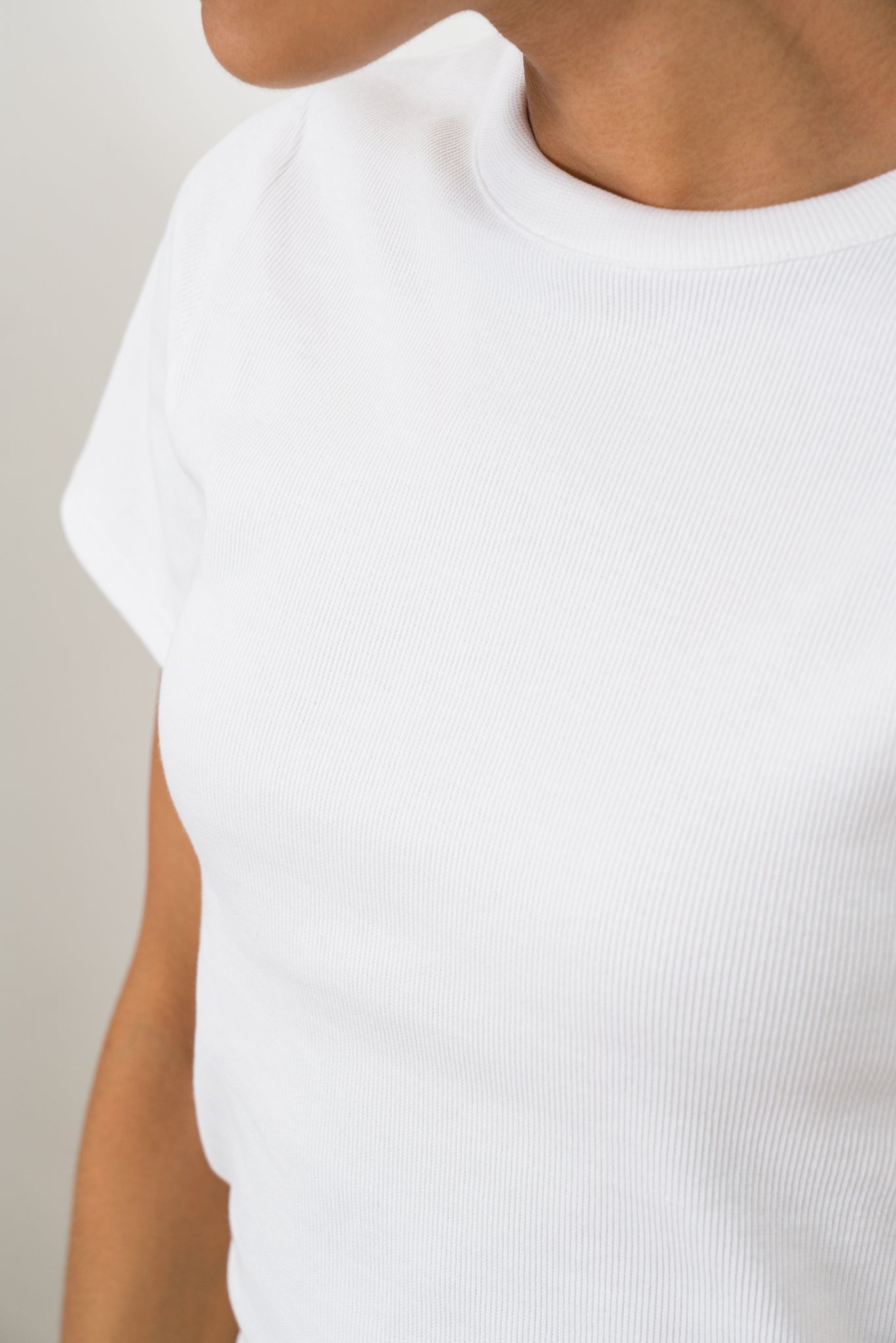 Fitted Rib T-shirt