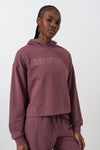 Mauve Logo Hooded Sweatshirt