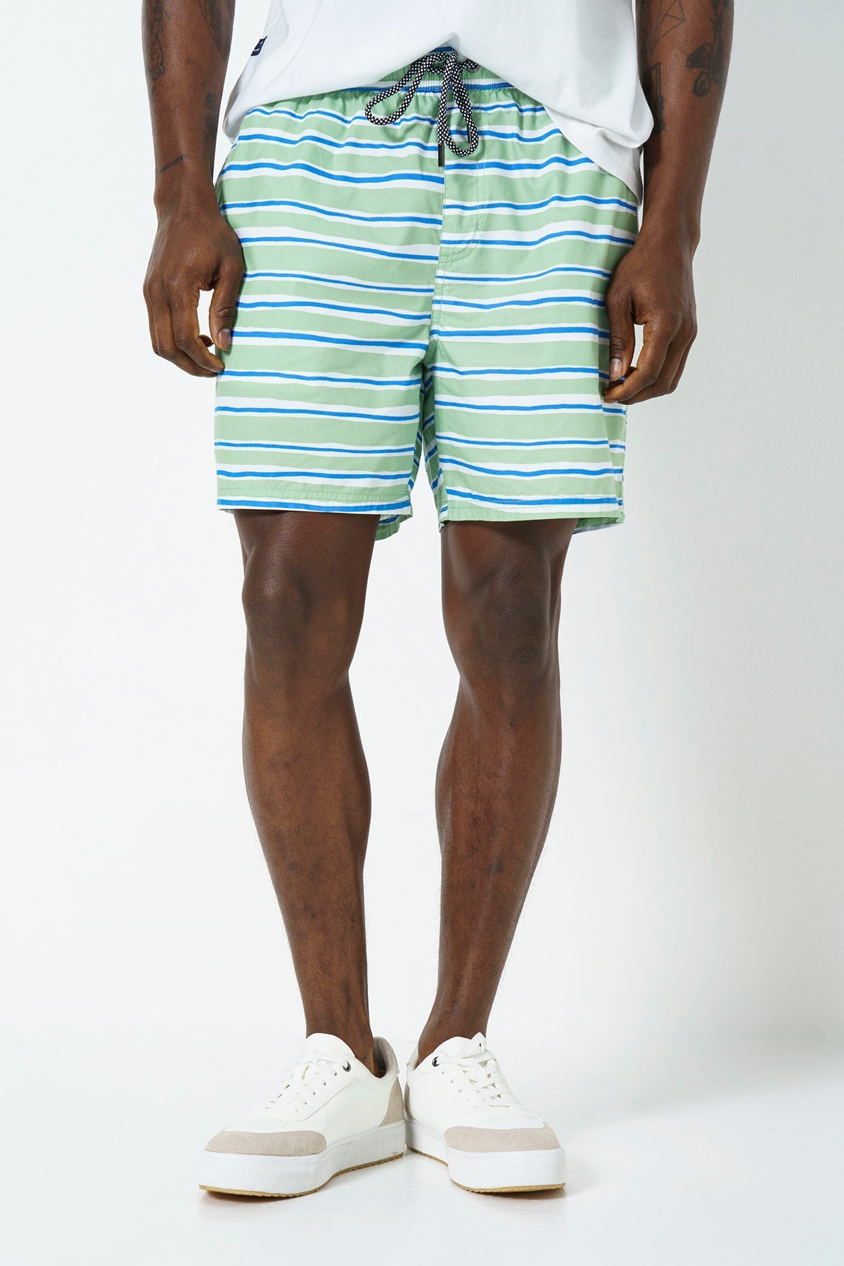 Stripe Pool Short