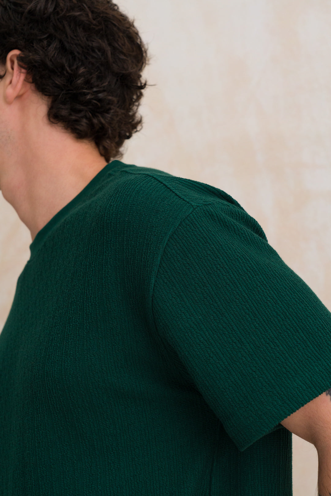 Textured Oversized T-shirt