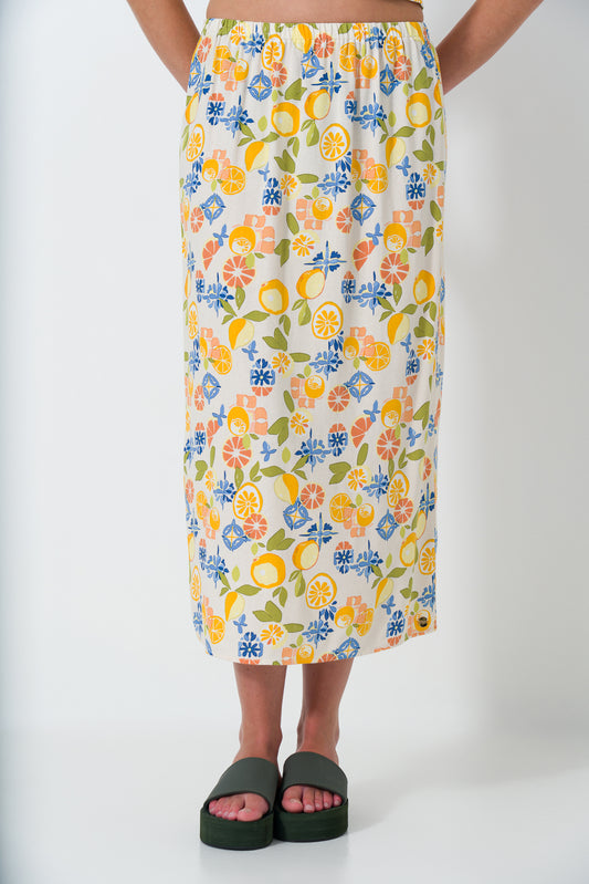Column Maxi Skirt