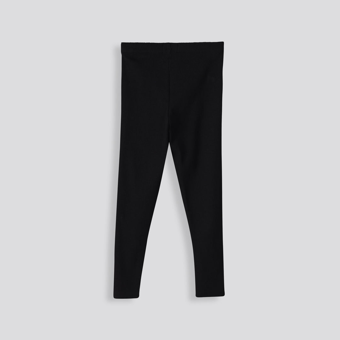 Girls Ribbed Leggings