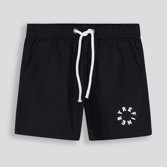 Boys Branded Shorts - Black