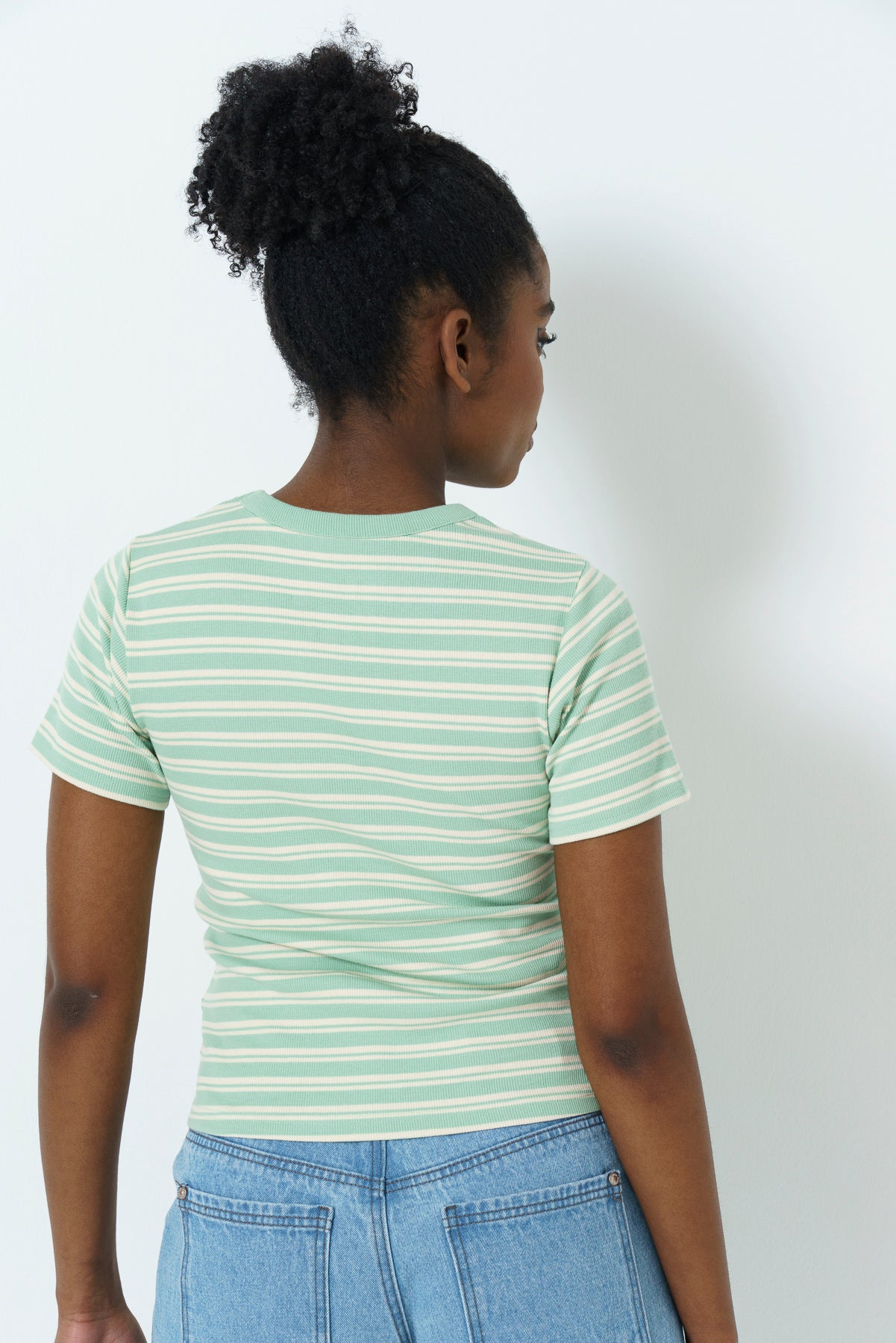 Ribbed Stripe T-Shirt