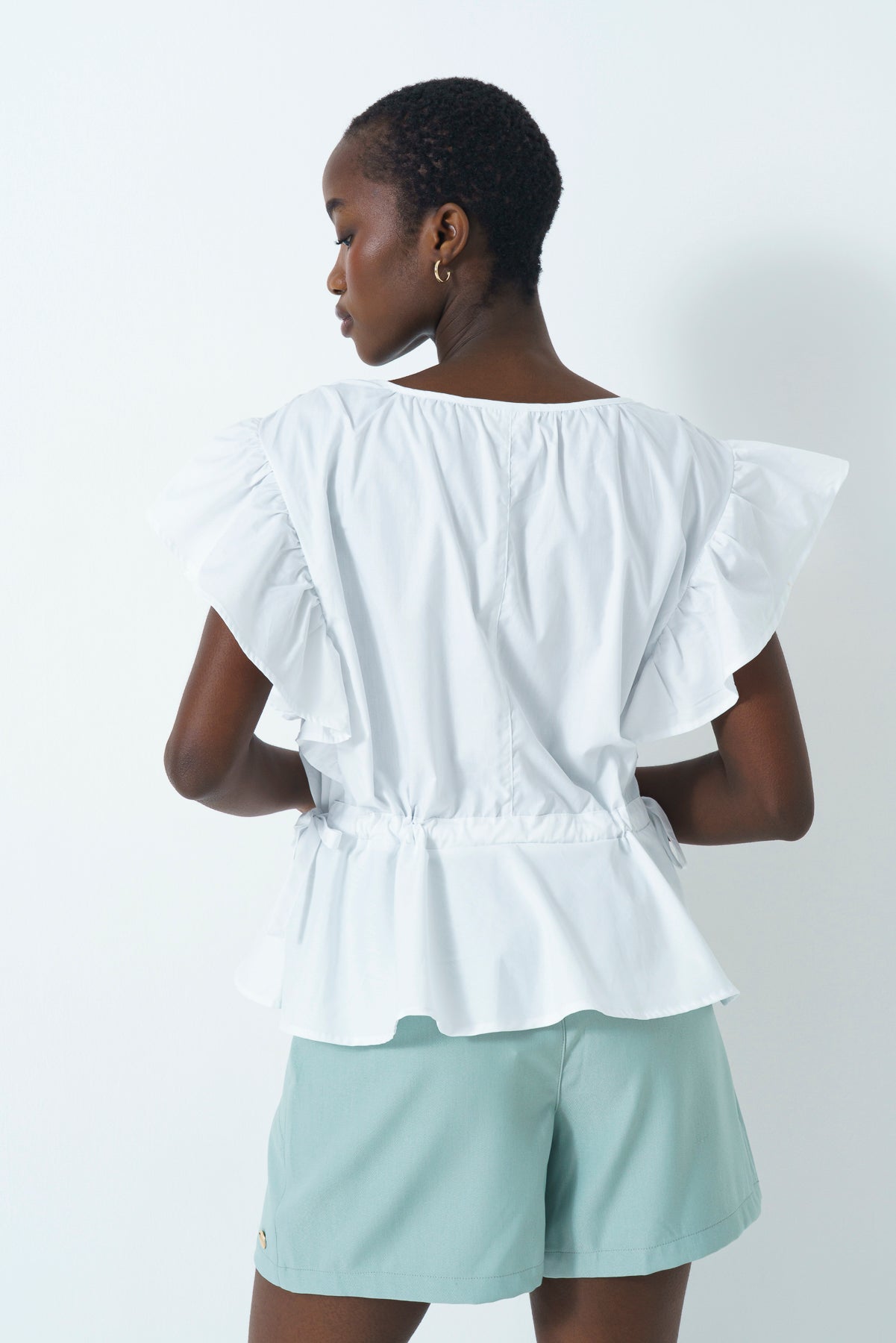 Flutter Sleeve Top