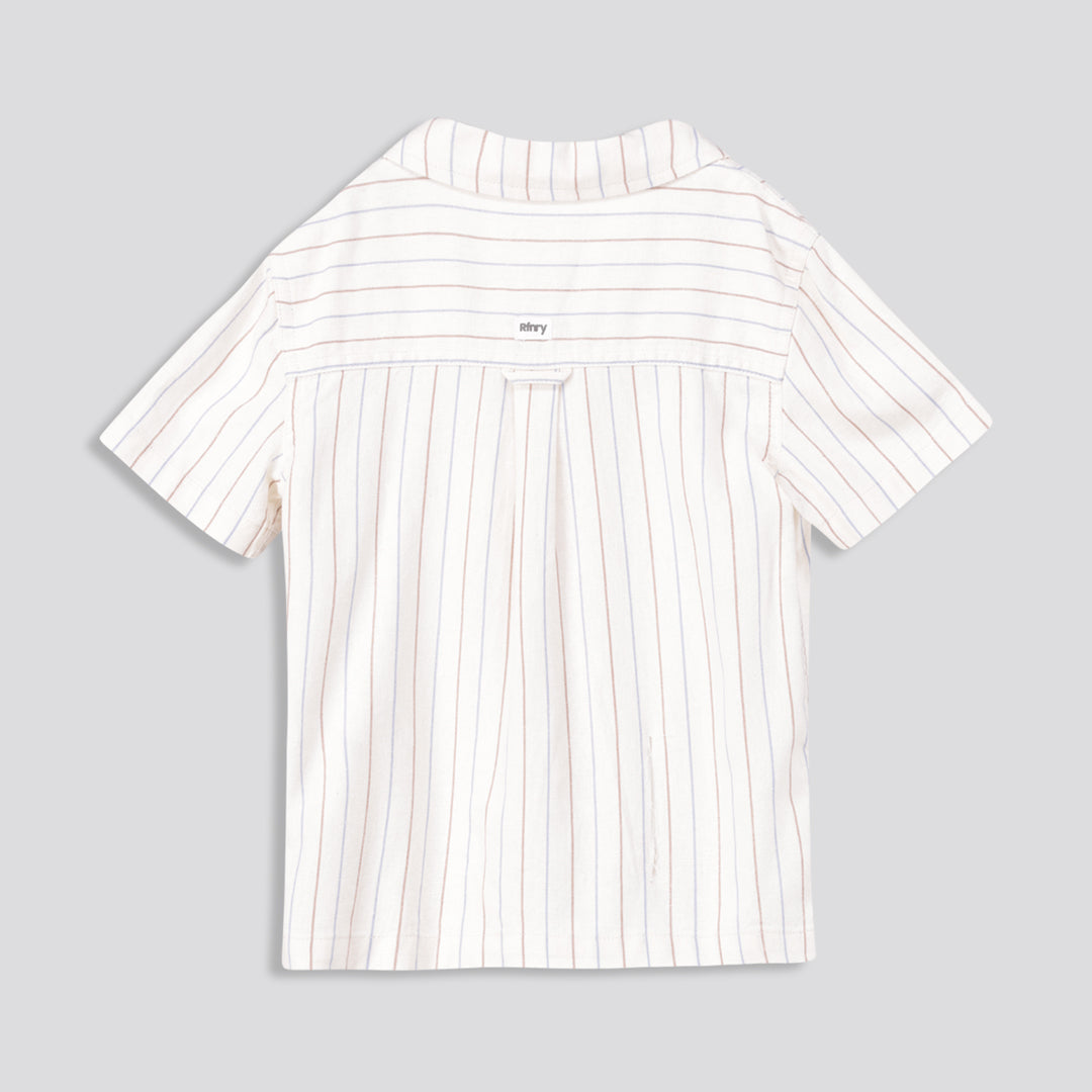 Boys Stripe Shirt - Off White